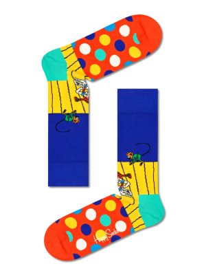 Color Dot Block Sock